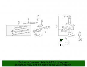 Lexus ES300 ES330 Washer Fluid Level Sensor