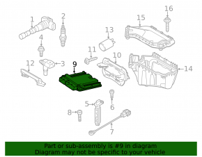 ECU engine computer Audi Q5 8R 13-17 3.0 tfsi