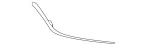 Front bumper molding left Mercedes W167 GLE 350 450 20-23 AMG pkg