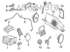 Ford Escape MK3 13- SONY Subwoofer