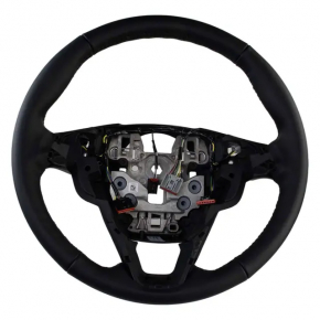 Steering wheel bare Ford Edge 19 - black leather, worn