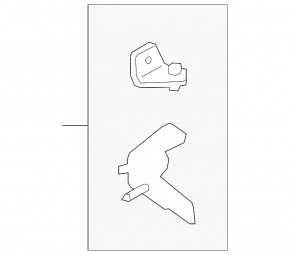 Door hinge upper front right Ford Escape MK4 20-24