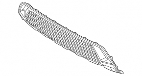 Front bumper central grille Land Rover Discovery Sport 20-23 rest