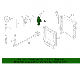 Crankshaft Position Sensor VW Jetta 19- DKFA 2.0T
