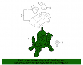 Gearbox shifter Mitsubishi Outlander 18-21 PHEV
