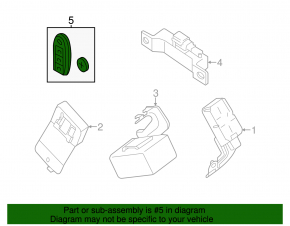 Key Infiniti JX35 QX60 13-18 without tip