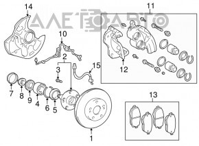 Front left caliper for Lexus IS200 IS300 99-05