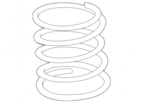 Front left spring for Lexus CT200h 11-17, pink and brown stiffness