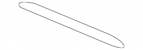 Upper left radiator grille molding for BMW 3 Series E90 E92 07-12 Sedan, wagon, 2006-08, 2009-12