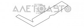 Trunk floor lining Mini Cooper Clubman R55 07-14 black