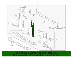 Subaru Forester 19-SK Hood Lock Bar