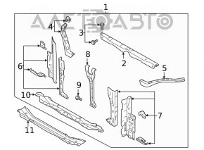 Subaru Forester 19-SK Hood Lock Bar