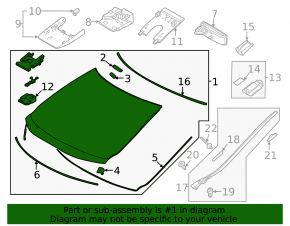 Lexus RX 23-26 Canada built windshield