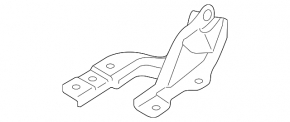 Left hood hinge for Hyundai Venue 20-25