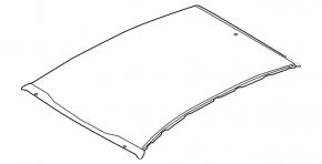 Metal roof for a 1920s Kia Optima without a sunroof