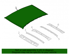 Metal roof for a 1920s Kia Optima without a sunroof