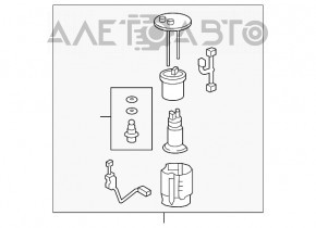 Lexus RX350 10-15 Fuel Pump