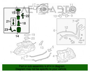 Lexus RX350 10-15 Fuel Pump