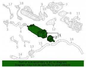 Lexus UX250h UX300h 19-26 Carbon Canister Absorber