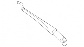 Left windshield wiper arm for Toyota Prius V 12-17