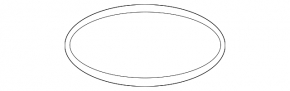 Emblem badge tailgateL Kia Soul 14-19