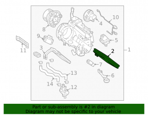 Rear Heater Evaporator Toyota Highlander 14-19