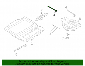 Subaru Outback 15-19 Jack Handle