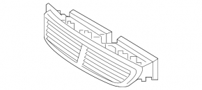 Front center air duct deflector Hyundai Tucson 19-21