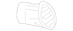 Mercedes X164 GL center left air duct beige