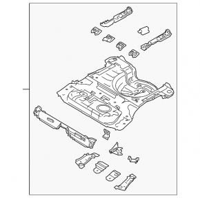 Ford Fiesta 11-19 4d Trunk Tray