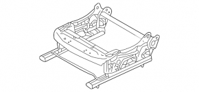 Mitsubishi Outlander 22-25 driver's seat longitudinal adjustment motor