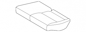 Rear seats, 2nd row, Ford Focus mk3 11-14 pre-restyling, titanium