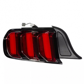 Left headlight for Ford Mustang mk6 15-23 with chrome strip