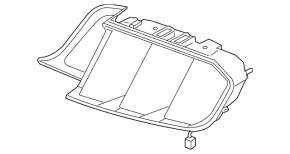 Left headlight for Ford Mustang mk6 15-23 with chrome strip