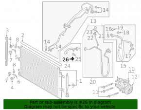 Ford Bronco 21-25 Air Conditioner Pressure Sensor