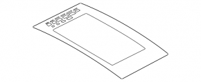 Lincoln Corsair 20-25 rear panoramic glass