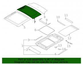 Lincoln Corsair 20-25 rear panoramic glass