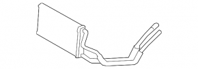 Mazda CX-9 16-23 heater radiator