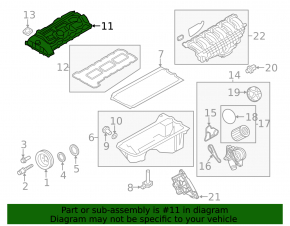 Valve cover BMW X5 E70 N55