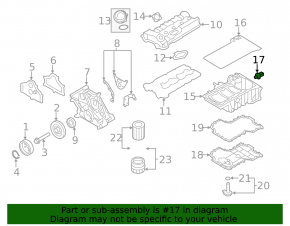 Oil Pressure Sensor BMW X5 F15 14-18 4.4T