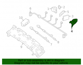 BSM Blind Spot Sensor Bracket Left Mercedes GLA 15-20