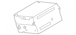 Radio tape recorder Infiniti QX50 19-20