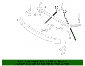 TV strut right Volvo V90 17-20 usa T5, T6