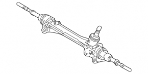 Steering rack Lexus RX350 RX450h 16-22
