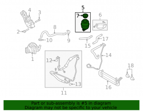 Power steering reservoir Audi A4 B8 08-12