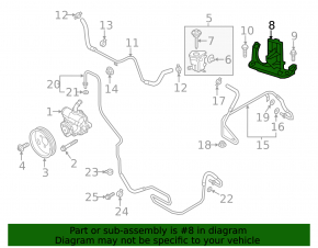 Automatic transmission computer mount VW Jetta 11-13 type 2