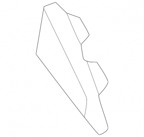 VW Tiguan 22-24 front bumper towing hook cap lower part, structure