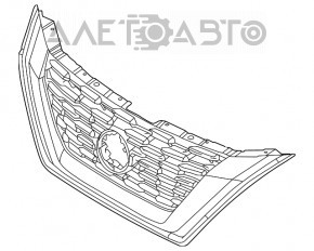 Grille radiator grill Nissan Rogue 21-23 under camera US built