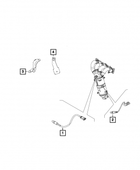 Lambda probe first Jeep Compass 21-22 2.4