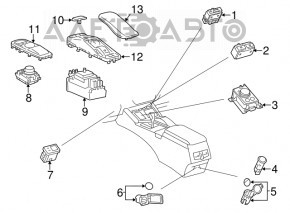 Automatic transmission control unit Lexus ES300h 13-18 beige